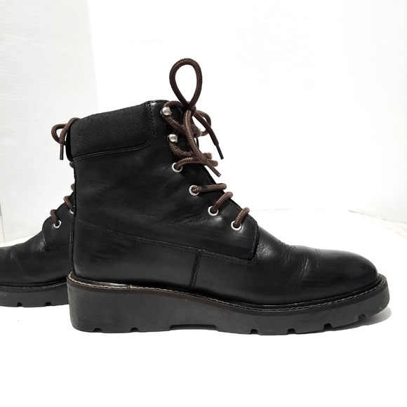 Cougar Waterproof Lace Up Combat wedge Boots Size 7 90s style - Picture 6 of 9